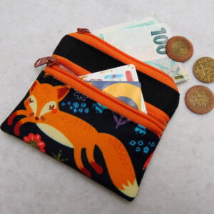 Malá peněženka- kapsička-liška