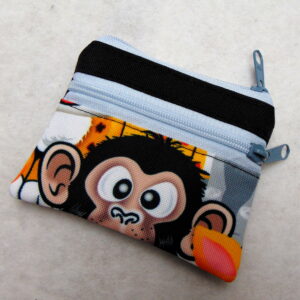 Malá peněženka- kapsička-opice