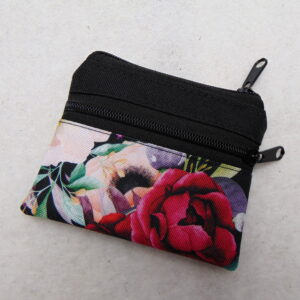 Malá peněženka- kapsička- květy