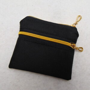 Malá peněženka- kapsička-černá+ zlatá