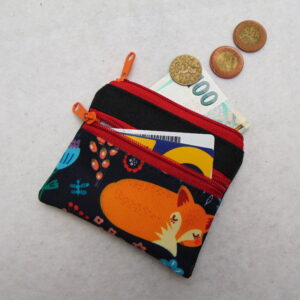 Malá peněženka- kapsička- liška
