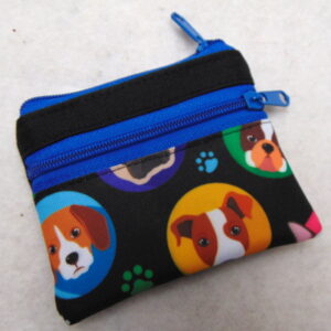 Malá peněženka- kapsička- pes+ modrá