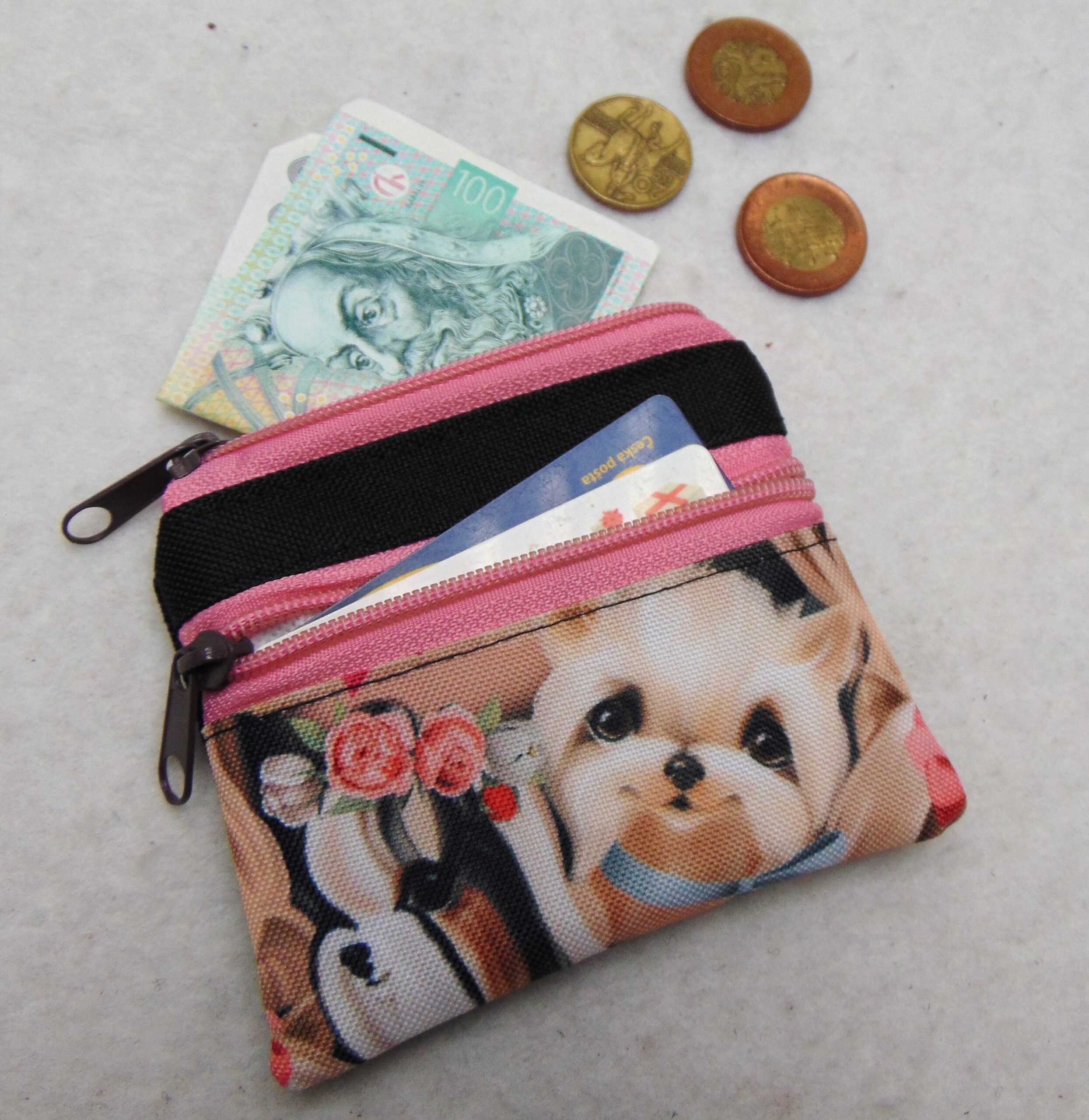 Malá peněženka- kapsička- yorkšík