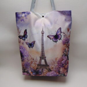Velká nákupní skládací taška- Paříž